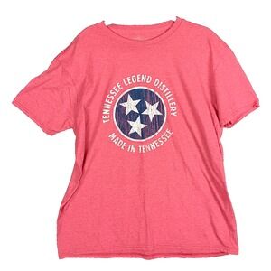 Tennessee Legend‎ Distillery Red T Shirt Size XL